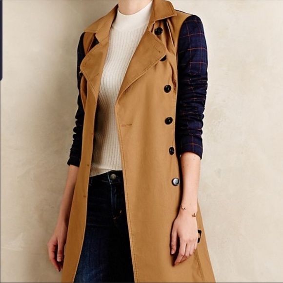 Anthropologie Harlyn Trench Coat  XS - Picture 2 of 9